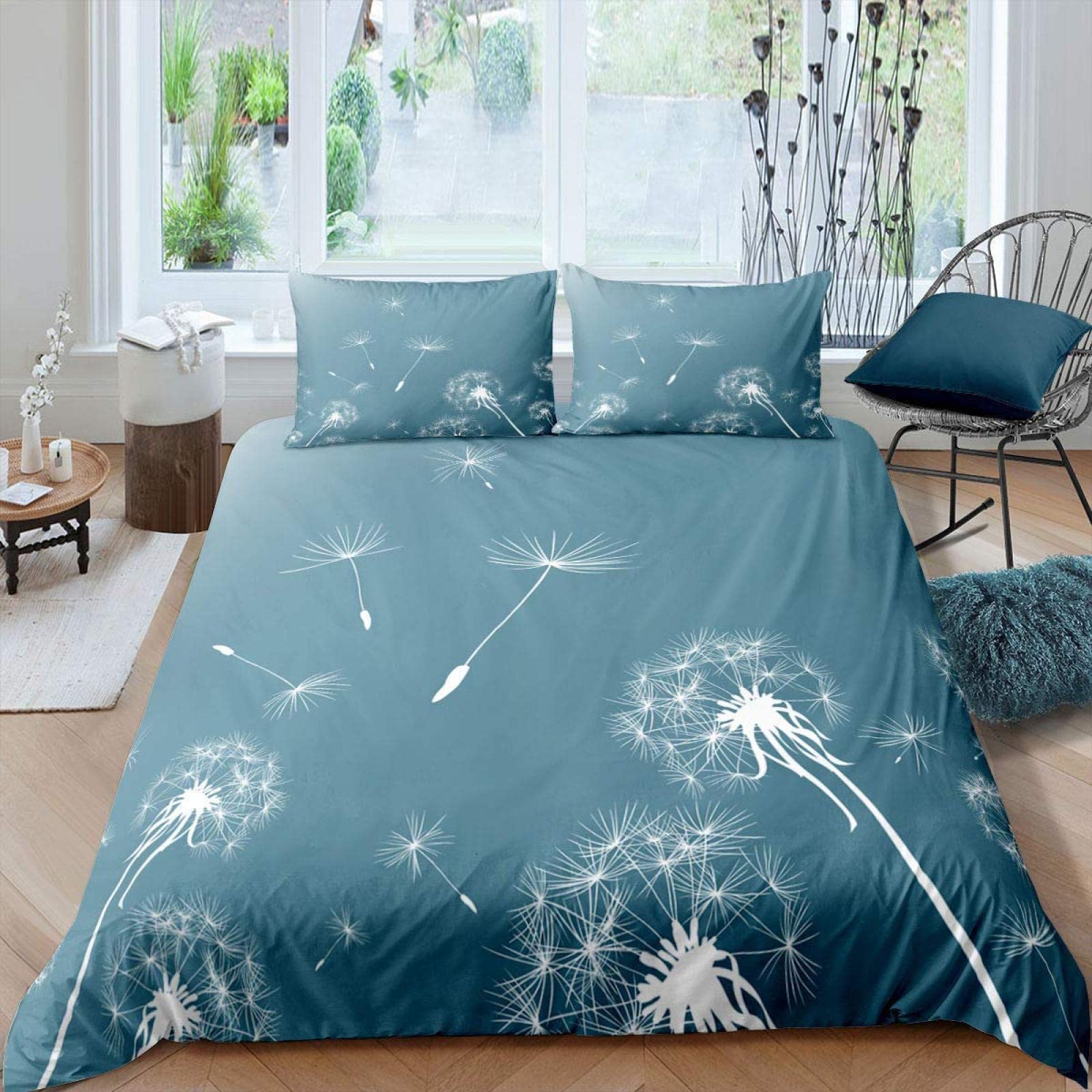Housse de couette 240x260 fermeture éclair pour enfiler facilement votre parure de lit