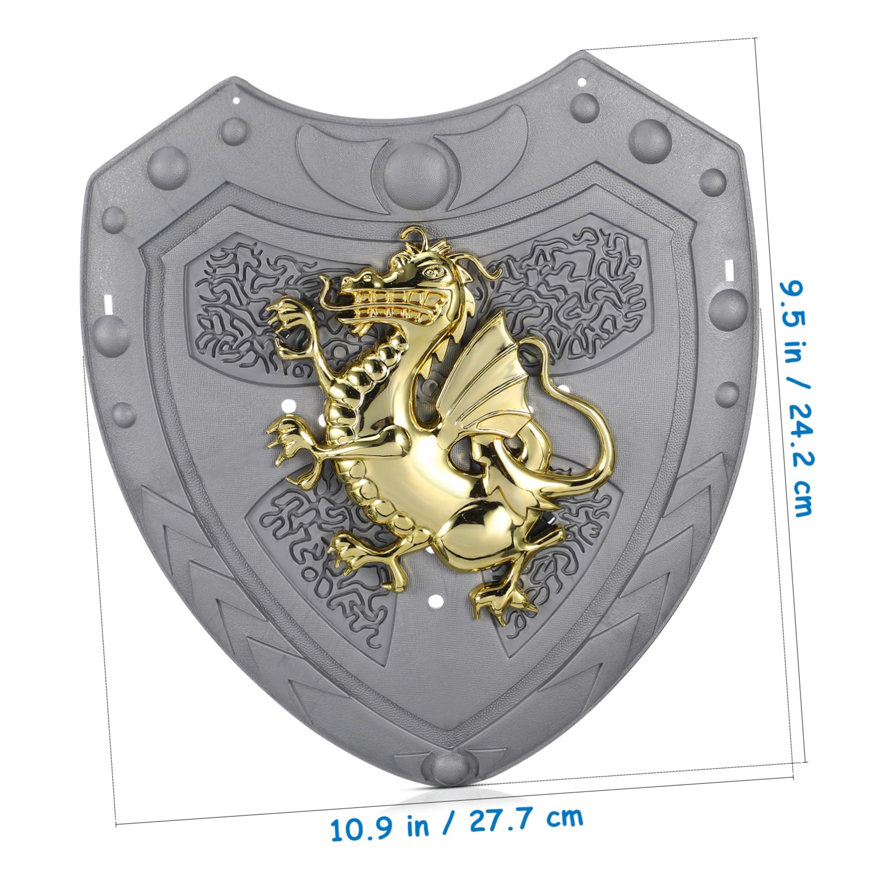 Homoyoyo Cosplay Prop Shield for Dragon Design Knight Accessory for Costume Parties Carnival and Stage Performances Durable Material Fantasy Prop - Image 2