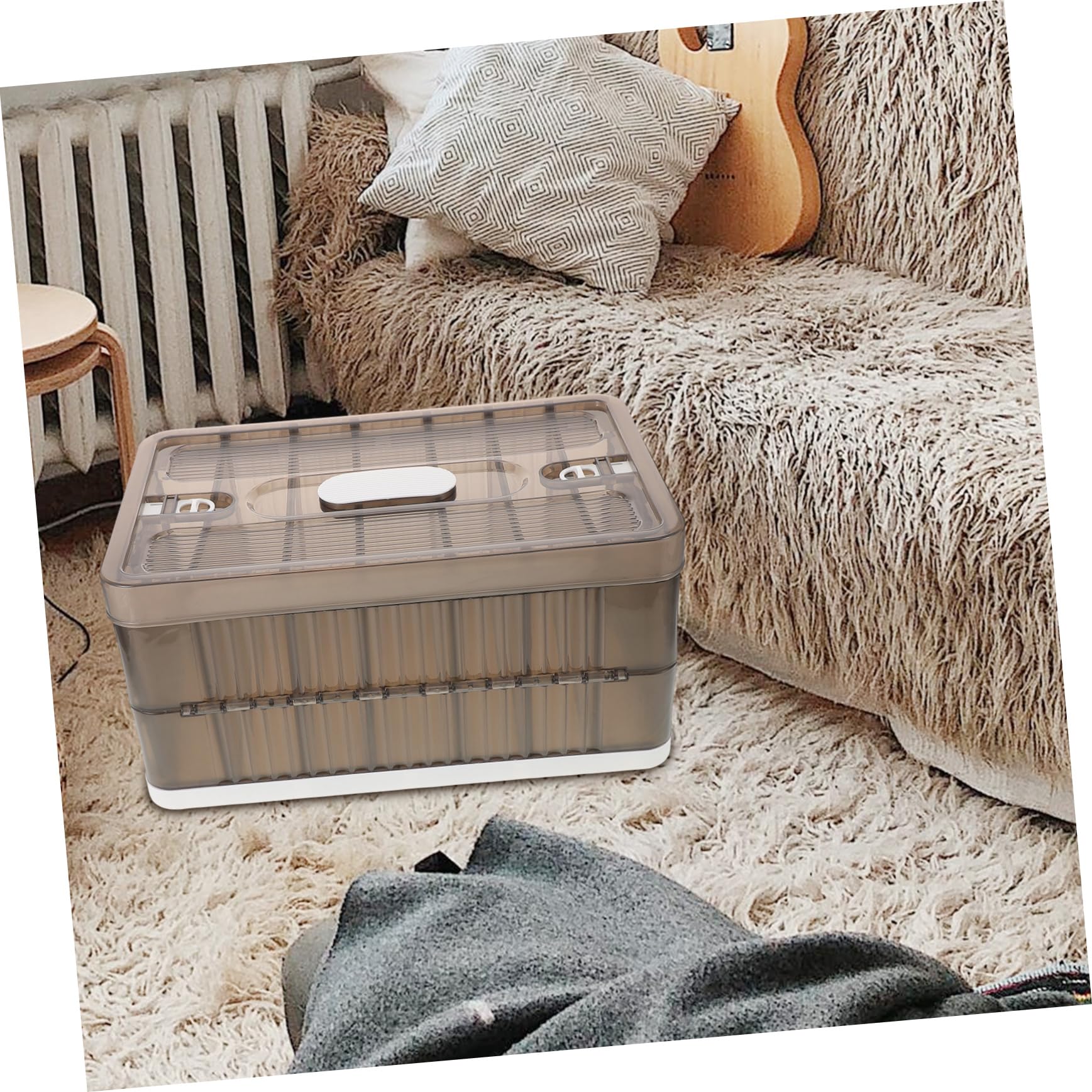 Scatola Portaoggetti Pieghevole Per Vestiti 7 Scomparti Organizer Per Guardaroba Cassetti Estraibili Organizer Per Biancheria Intima