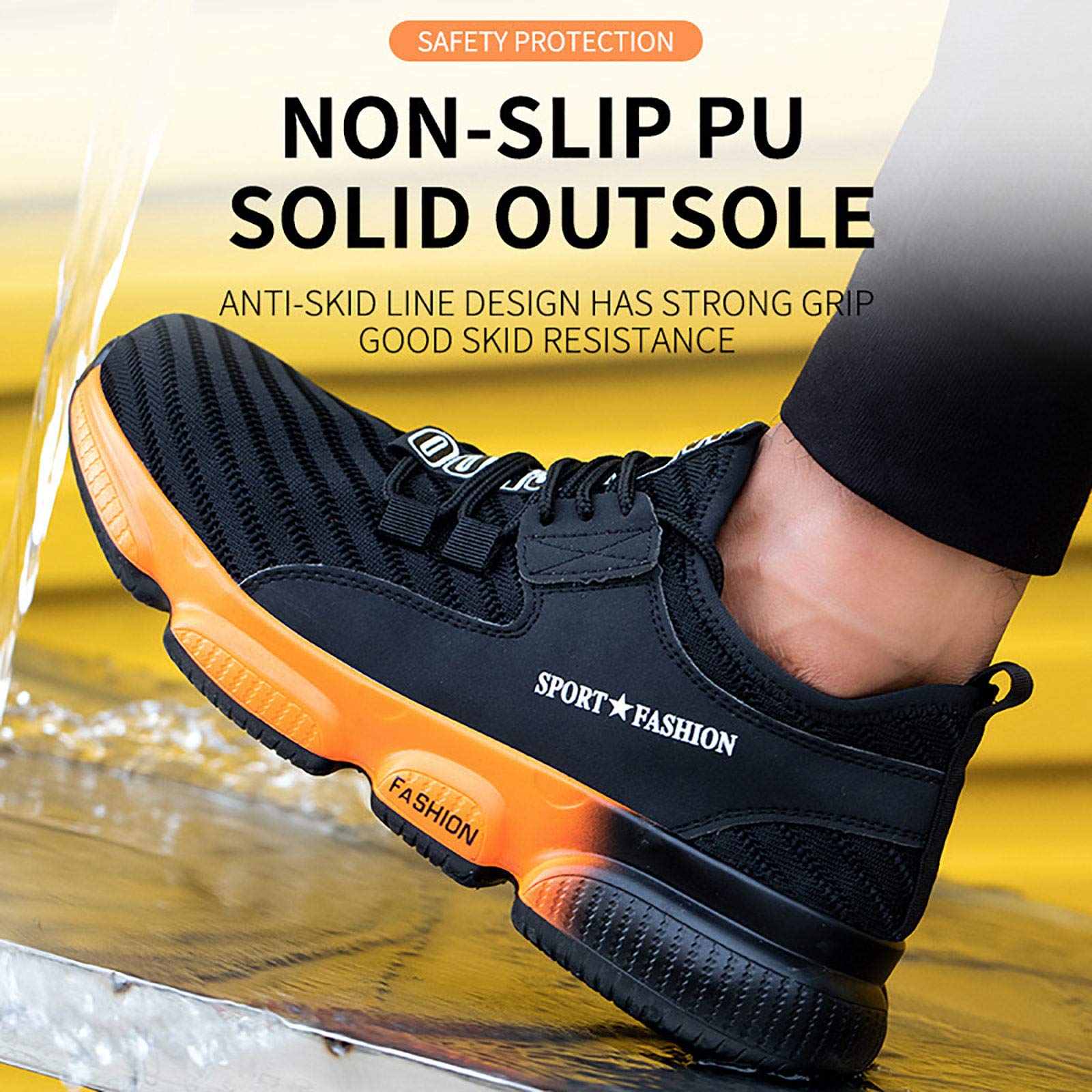 Couvre-chaussures De Sécurité Avec Embout En Acier, Semelle Antidérapante Et Sangle Réglable, Couvre-chaussures Unisexes Pour L'industrie Et Le Lieu De Travail