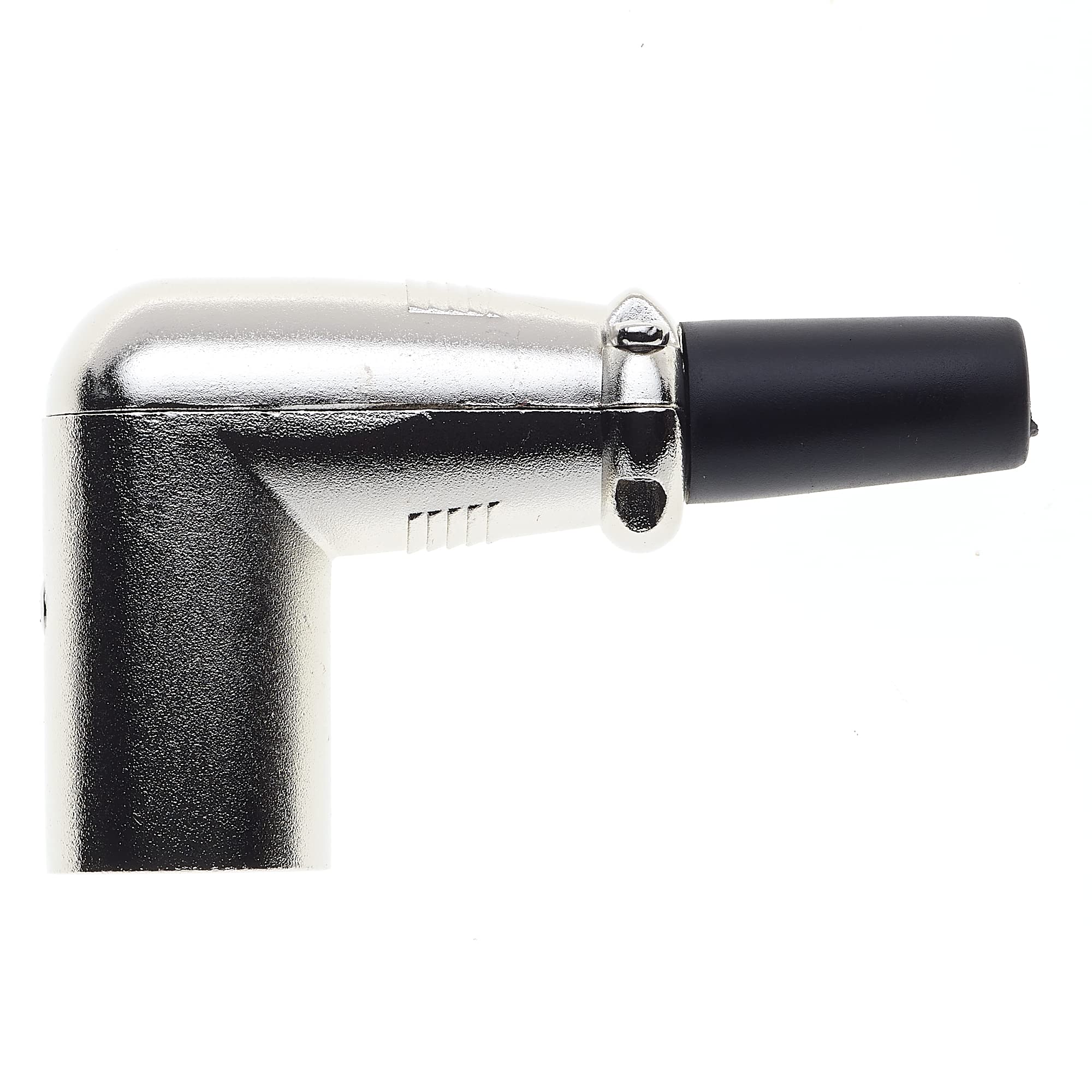 Oluote XLR Microfoonkabel, 3-pins XLR-stekker naar 90 graden haakse bus, microfoon-audio-verlengkabel (0,2 m