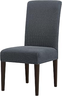 subrtex Dining Room Chair Slipcovers Parsons Chair Covers Sets Stretch Dining Chair Covers Removable Kitchen Chair Covers ...