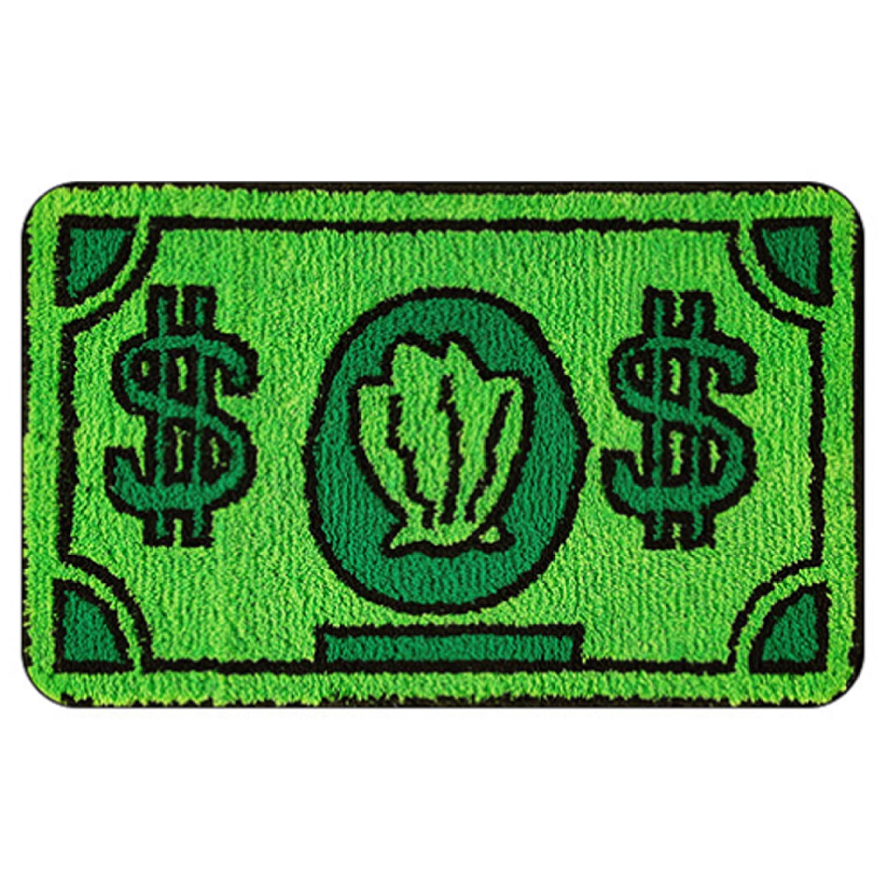 Alfombras frescas antideslizantes Gcroet con diseño de dinero de gran durabilidad