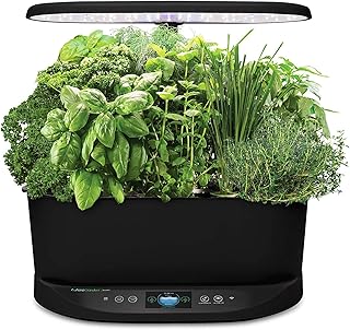 Sponsored Ad - AeroGarden Bounty - Indoor Garden with LED Grow Light, WiFi and Alexa Compatible, Black