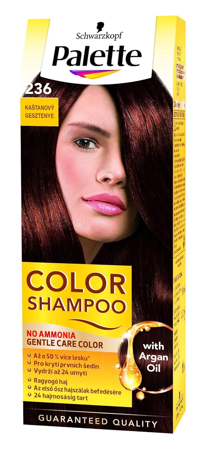 Palette Color Shampoo, 70 ml./2.3 fl.oz. (236 Red Brown