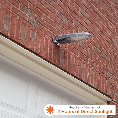 Miniatura 3 de Gama Sonic Luz solar para patio al aire libre, hasta 300 lúmenes, sensor de movimiento o de anochecer a amanecer, montaje directo en pared o brazo