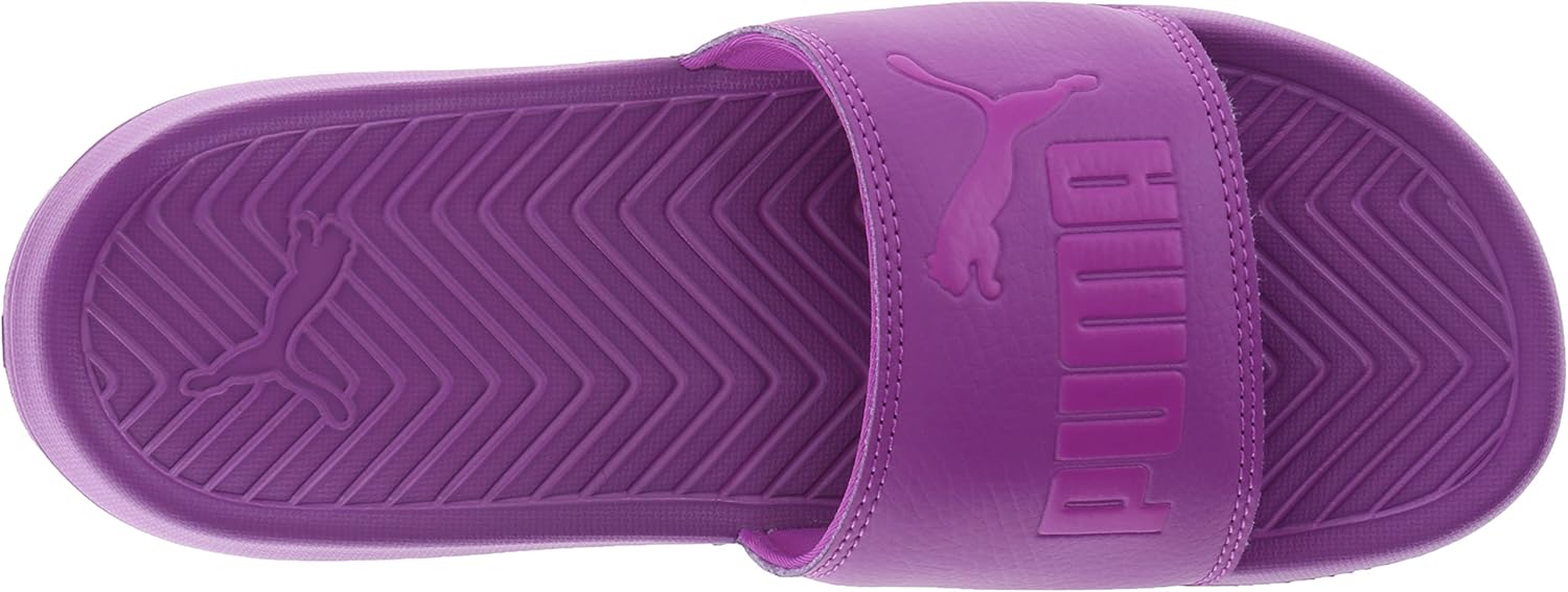 Puma slides womens purple Clearance