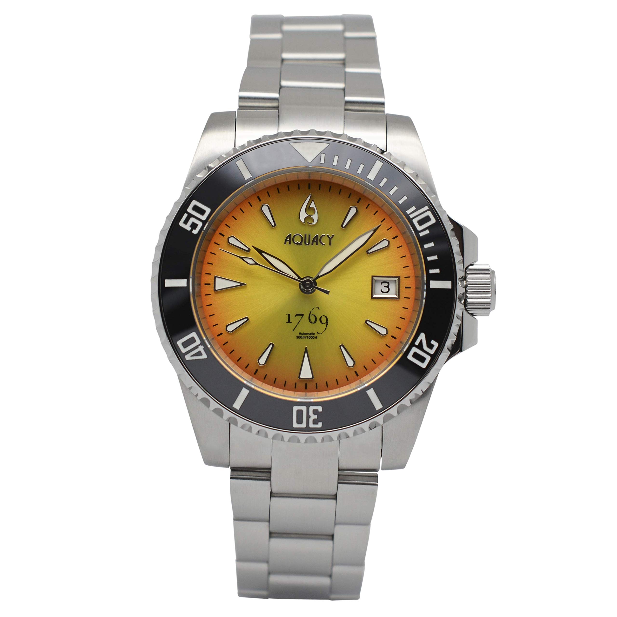 Aquacy 1769 Limited Edition Mens Automatic Dive Watch 300m Water