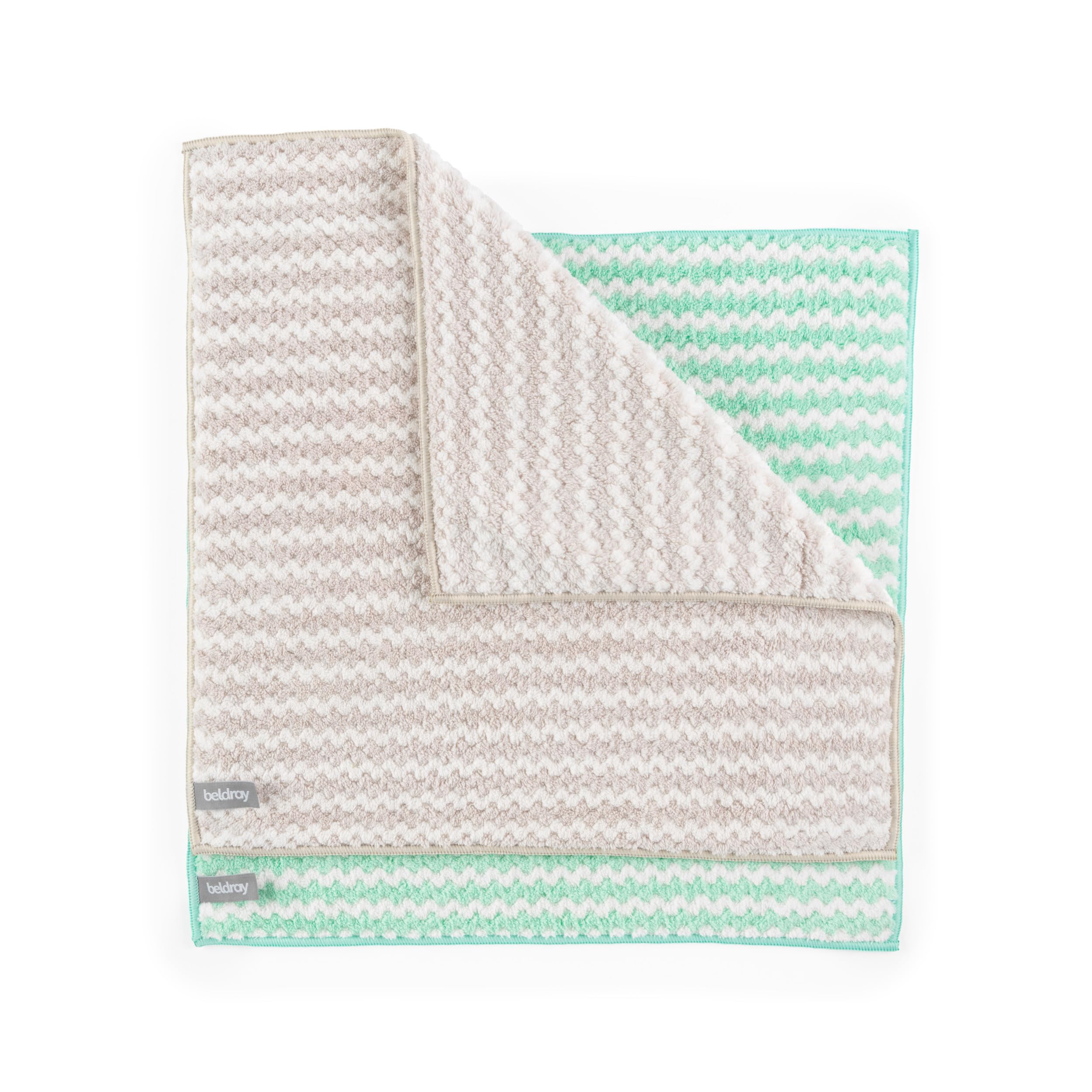 Beldray Anti Bac Microfibre Cleaning Cloths 2 Pack, Antibacterial