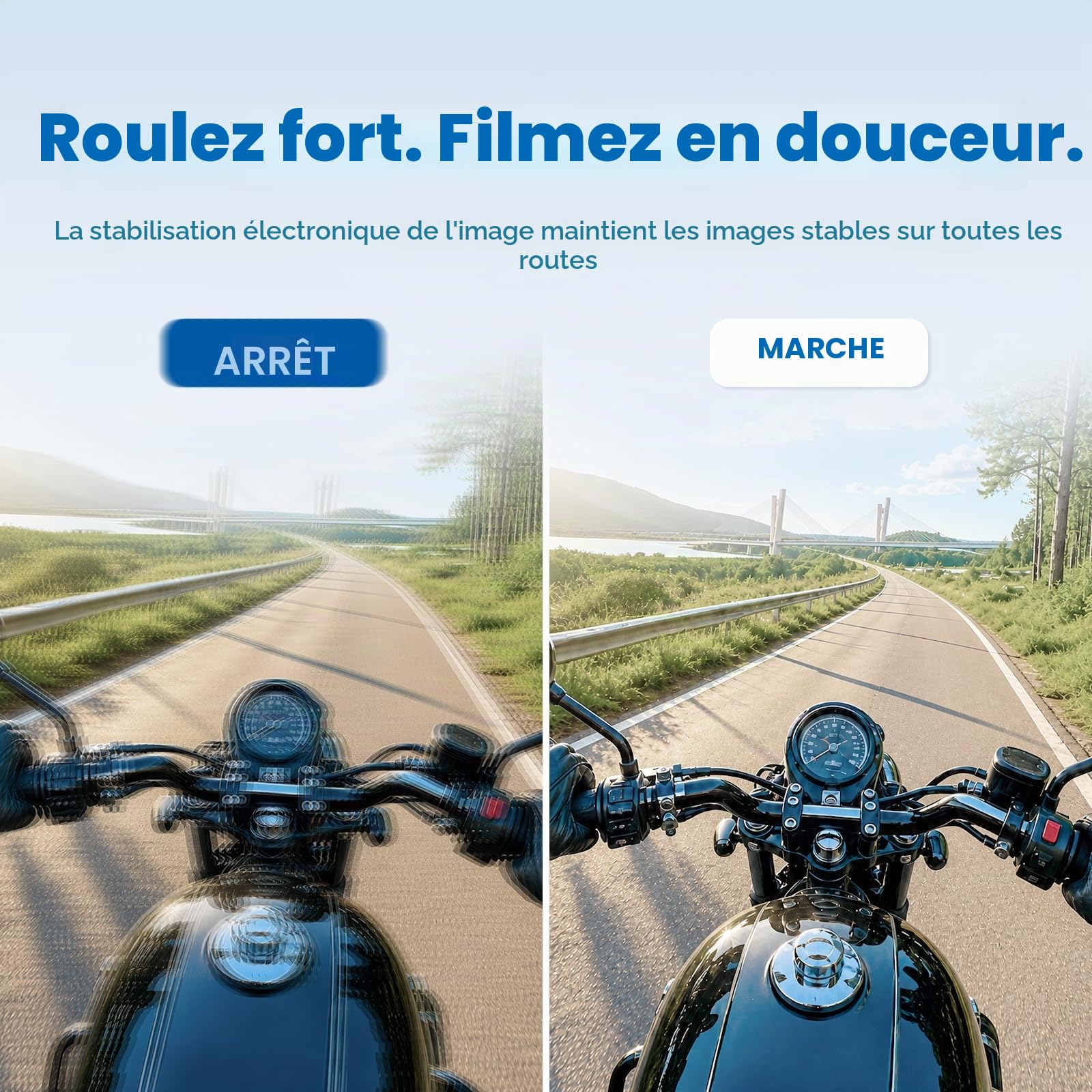 AKASO Brave 7 Caméra Sport 4k 30FPS 20MP WiFi 40M Plongée Écran Tactile IPX7 EIS 2.0 Double Écran 128 Go