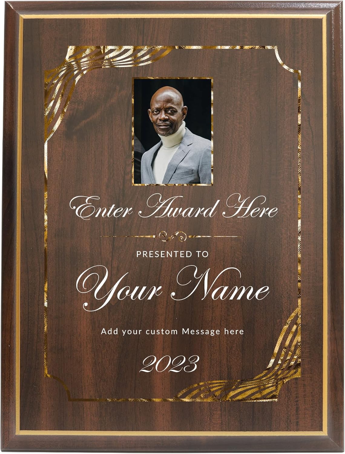 9" x 12" Custom Wall Plaque for Awards and Recognition