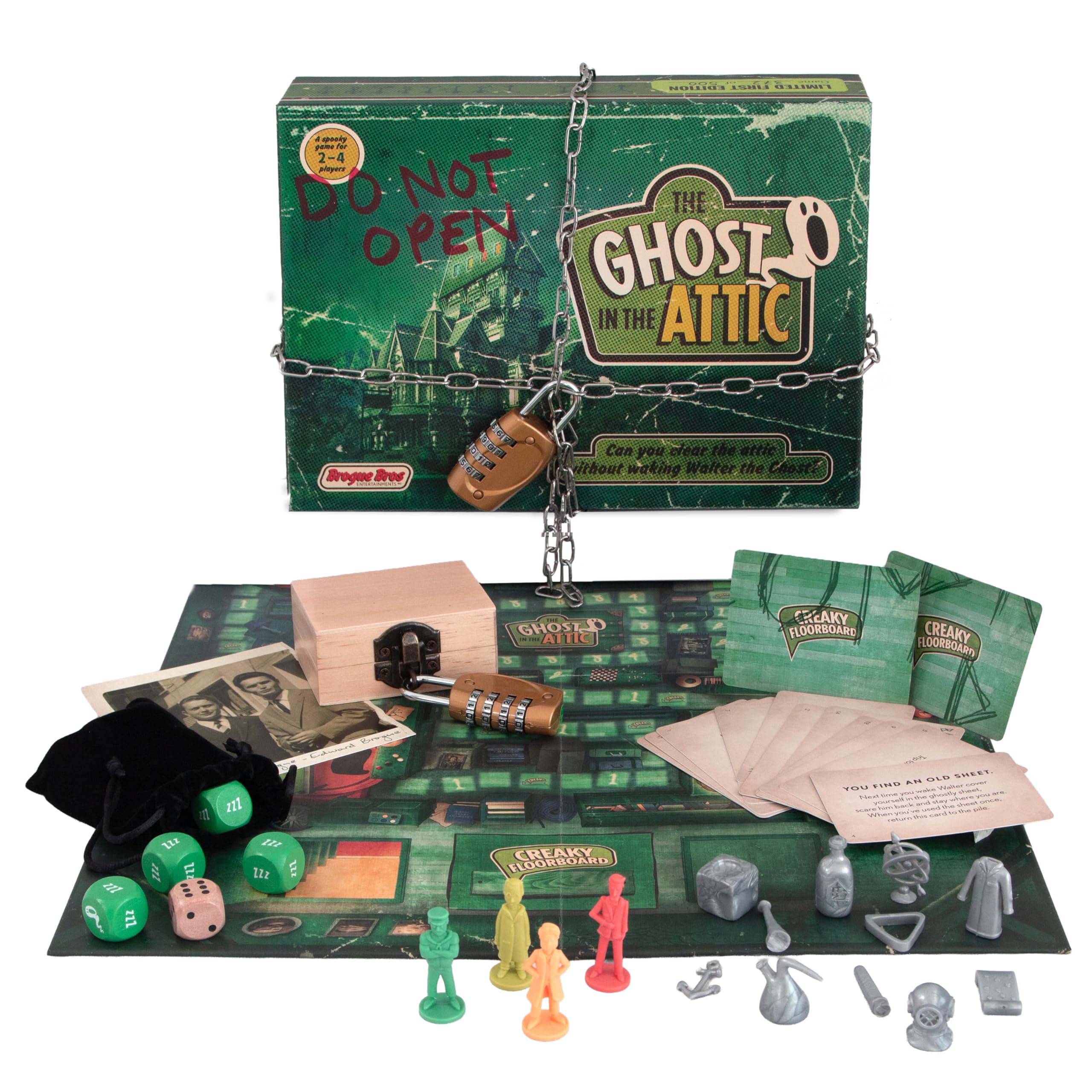The Mystery Agency - The Ghost in The Attic - Award-Winning Haunted Escape-Room Board Game - 1-6 Players - Age 12+