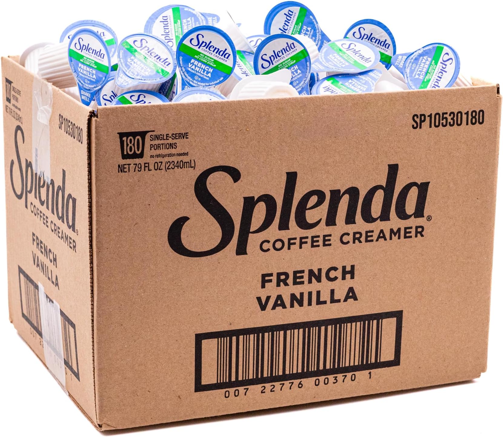 SPLENDA Single Serve Coffee Creamer Cups, Sugar Free French Vanilla, 180 Count