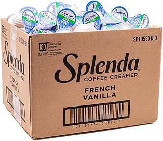 Single Serve Coffee Creamer Cups, Sugar Free French Vanilla, 180 Count
