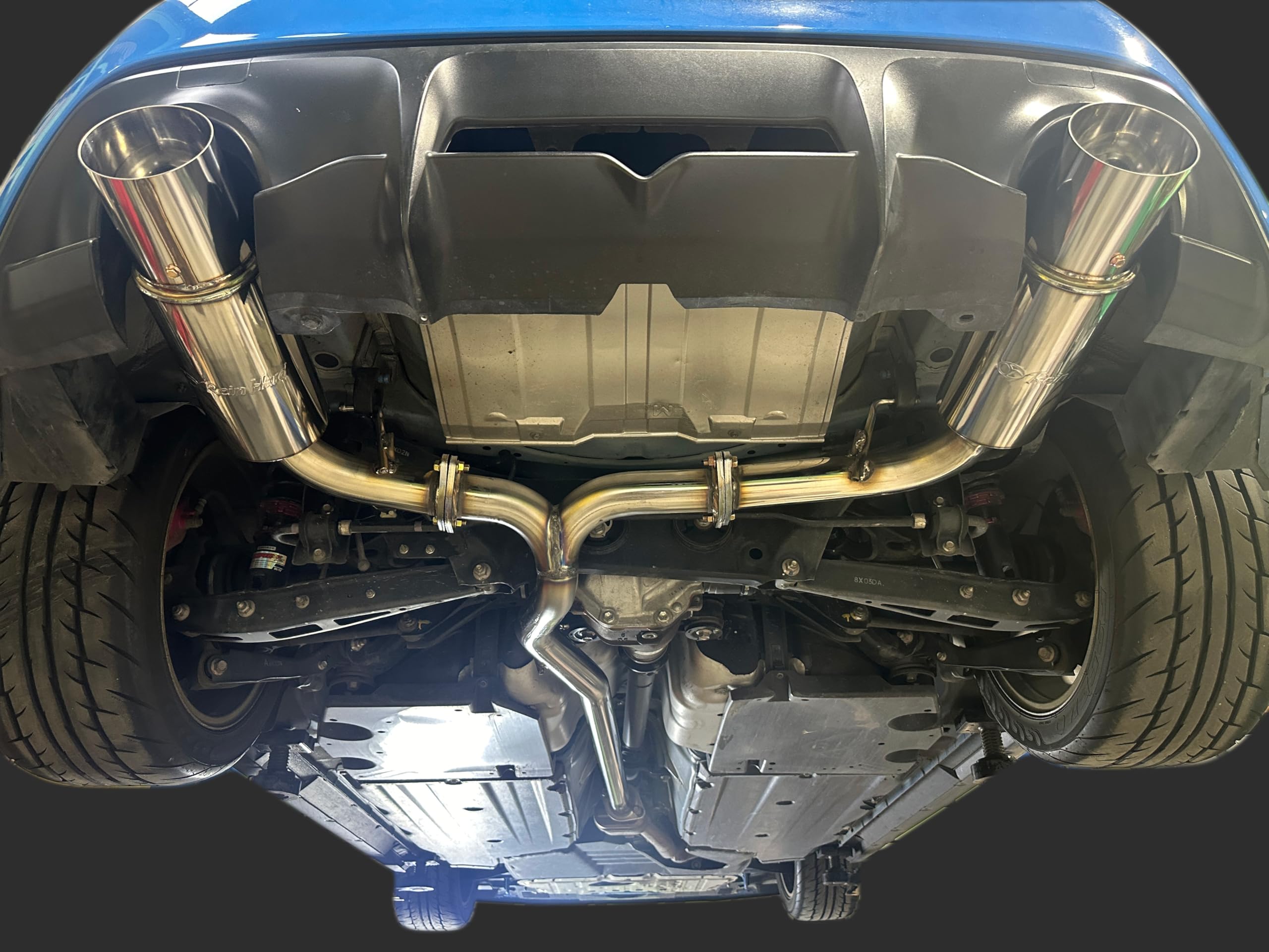 Amazon | [Reinhard] マフラー 左右だし 車用 86 GR86 BRZ ZN6 ZC6 ZD8 