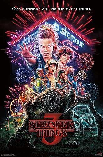 Vista 97 de Trends International - Stranger Things de Netflix: Temporada 3, póster para pared de una hoja, 57 x 86 cm, versión de alta calidad no enmarcada