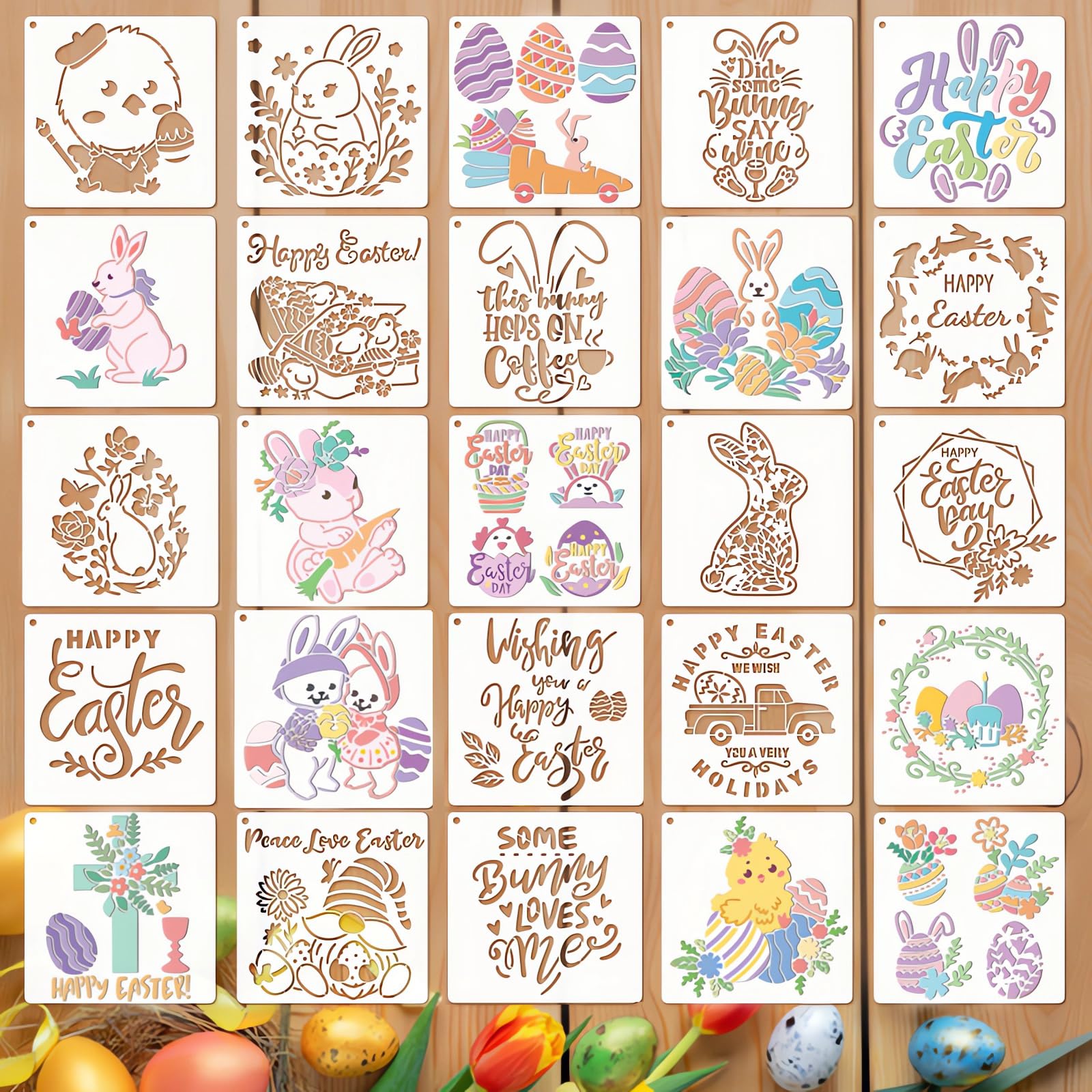 Letter Stencils - 30 Pcs Alphabet & Number Templates -9 Letter Stencils - 30 Pcs Alphabet & Number Templates -9