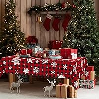 Vista 166 de Smiry Paquete de 10 Manteles Desechables de Cuadros Vichy Azules - 54" x 108" Mantel de Plástico de Servicio Pesado, Cubiertas de Mesa Impermeables