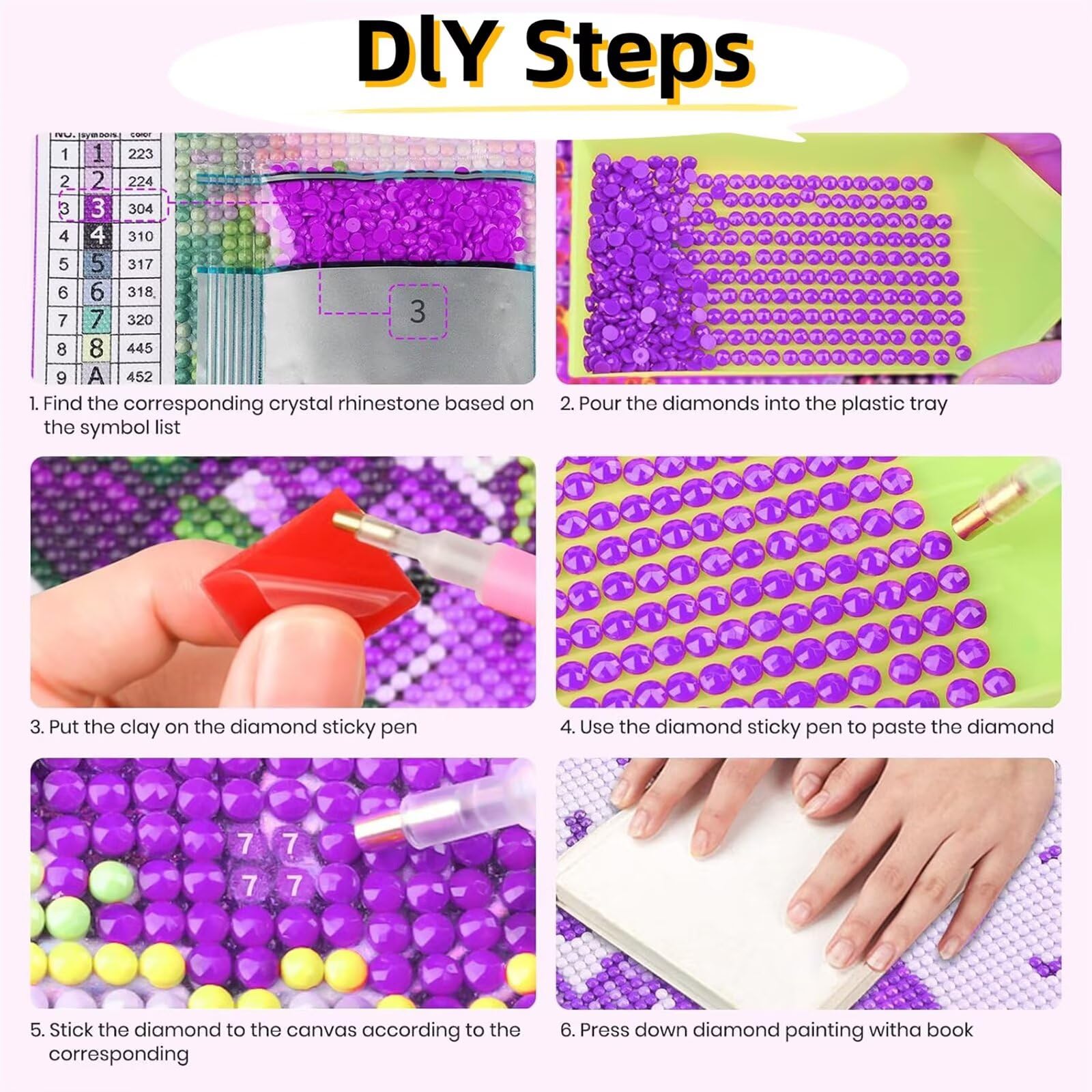Kobieta Malarstwo diamentowe Pełny zestaw, DIY 5D Diament Malarstwo Motyl Malarstwo Diament, Aktywność ręczna dla dorosłych, Diamentowe zestawy Kryształowy ścieg krzyżykowy do dekoracji ścian 70 x 100