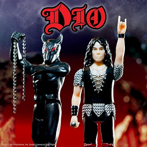 Miniatura 5 de Super7 Dio Murray - Figura de acción de Ronnie James Dio de 3.75 pulgadas con accesorios coleccionables de metal pesado y juguetes retro