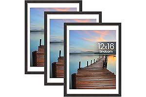 Exceptional Value Pack of 3 Frames 12x16 Charcoal Gray