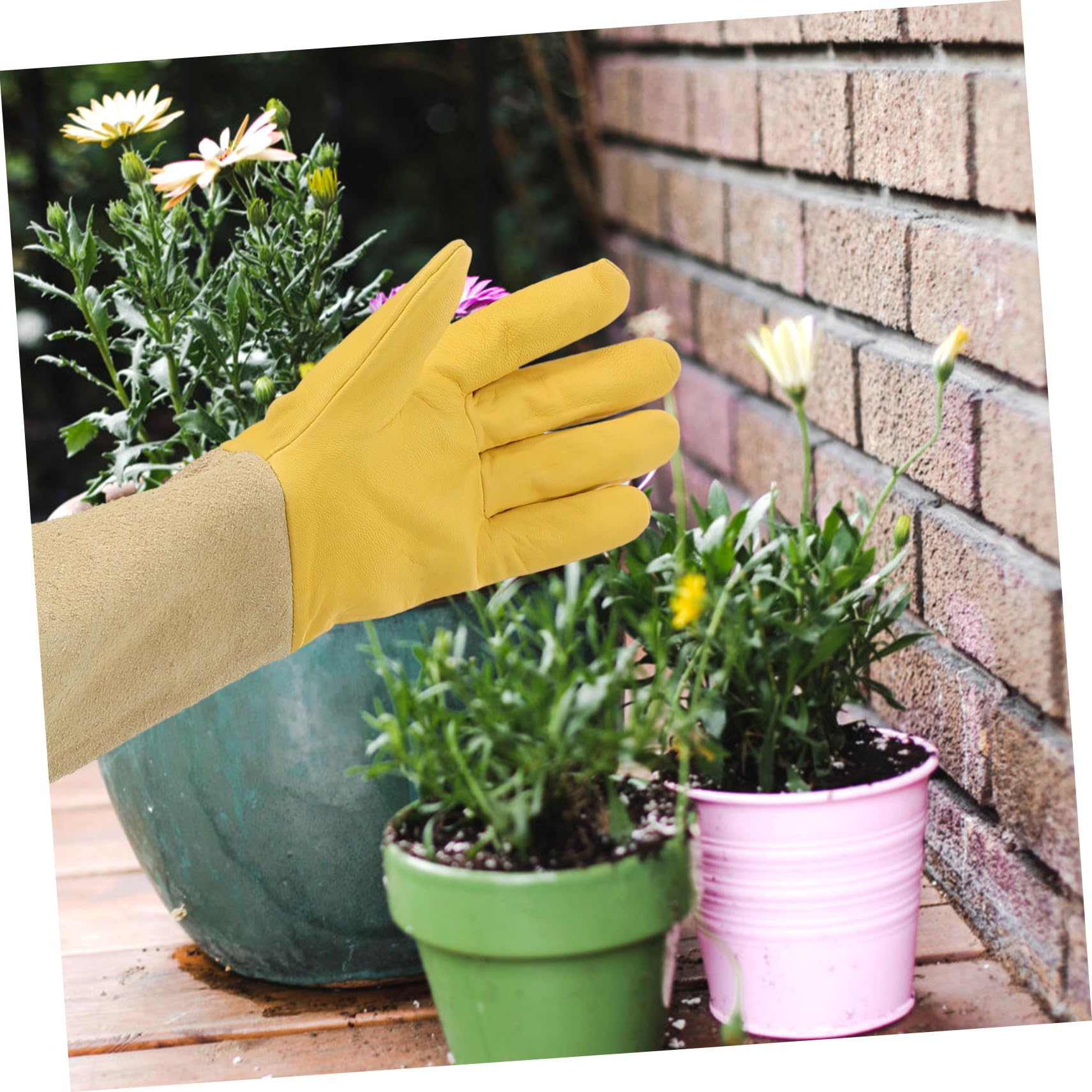 VALICLUD Guantes Protectores De Jardinería Resistente Para El Trabajo Seguridad Tallando Protección Calentador De La Mano Mascota Frío Equipo Calificación Hebilla De Ajuste