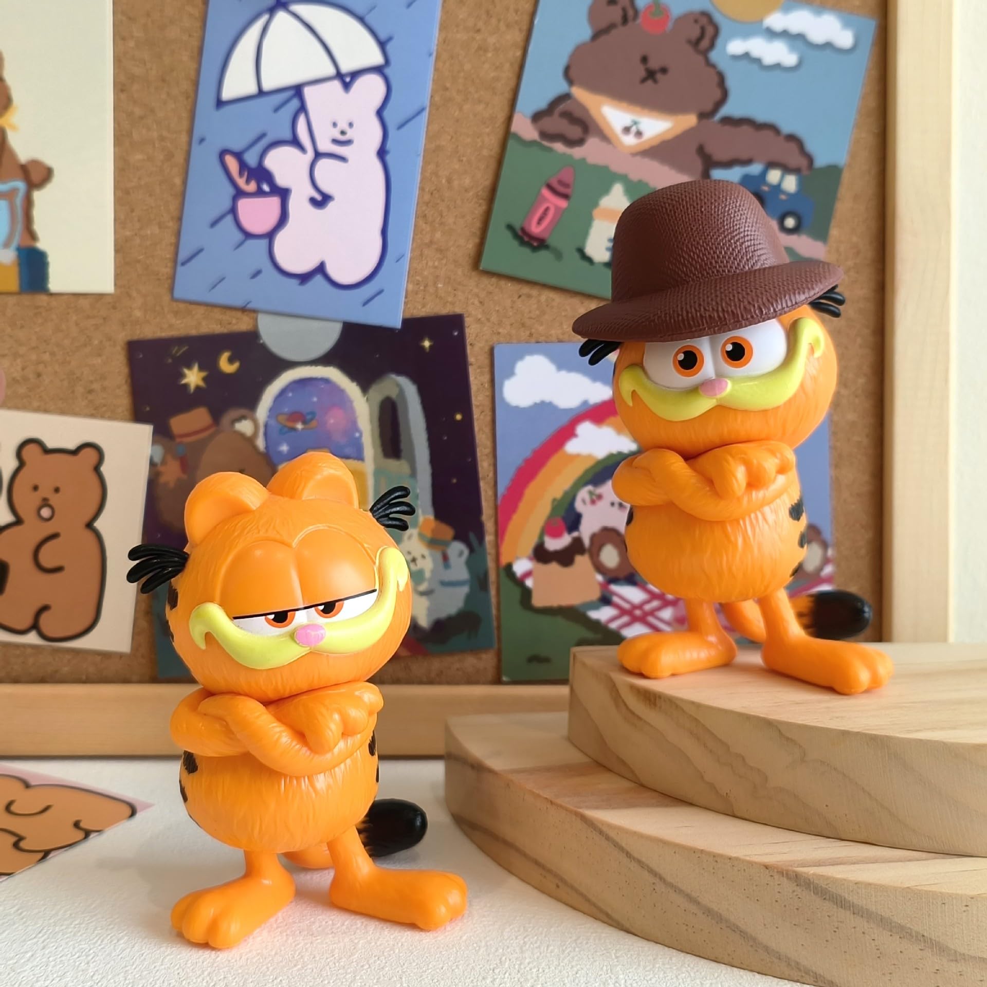 Amazon.co.jp: ガーフィールド 可愛い 猫 ブラインドボックス おもちゃ 