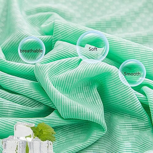 Miniatura 4 de Dustproof L Couch Cover, Ice Silk Sectional Couch Cover, Slip Covers for Sofas Couches, Non Slip Pet Dog Furniture Protector-Light Grey-3 Seater+3