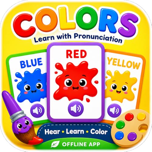 Kids Color Names & Pronunciation for Kids Learning