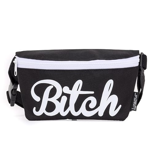 Fydelity NC-17 90s Black Fanny Pack Crossbody Bags (83002)