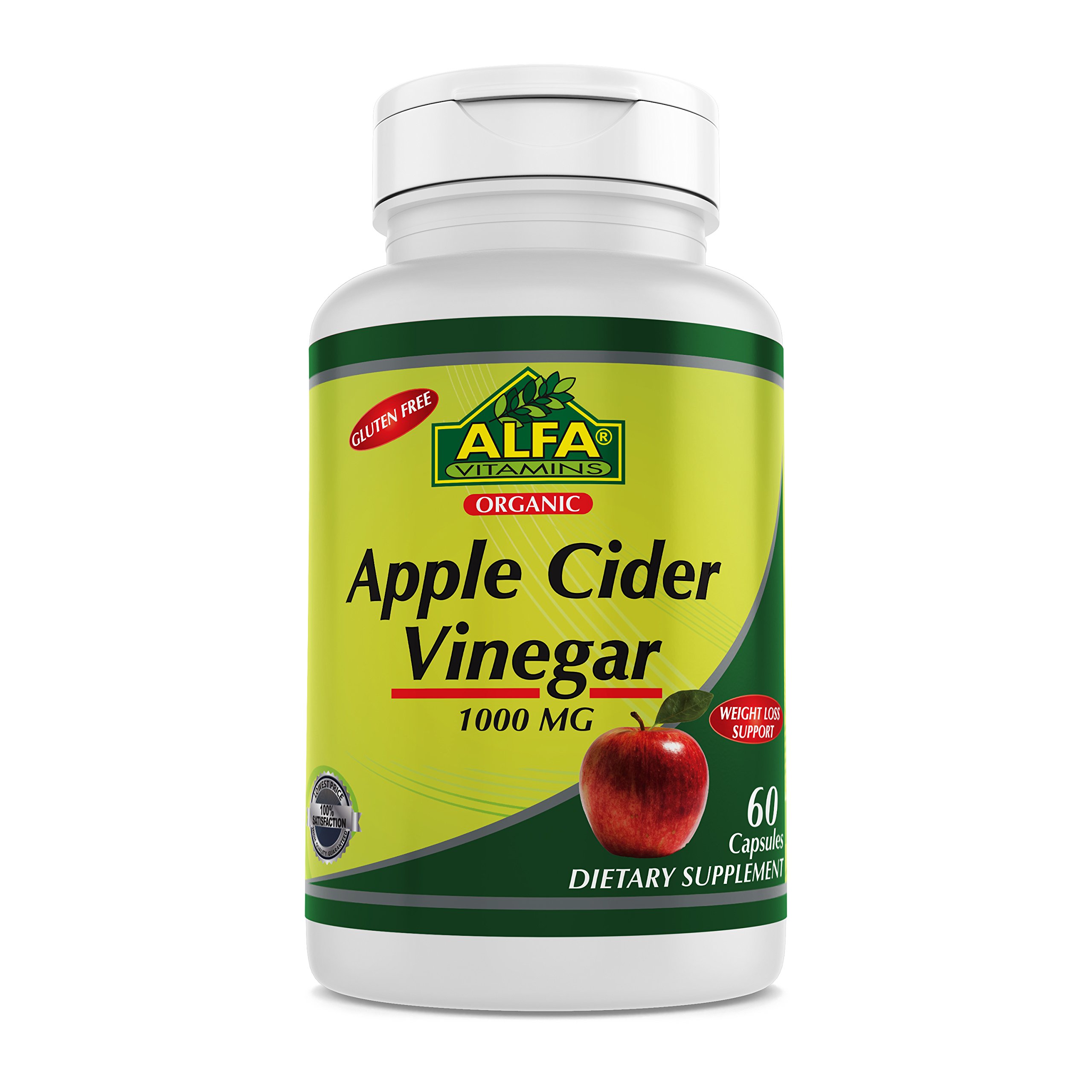 Buy Apple Cider Vinegar 1000 Mg 60 s Dietary tional Supplement