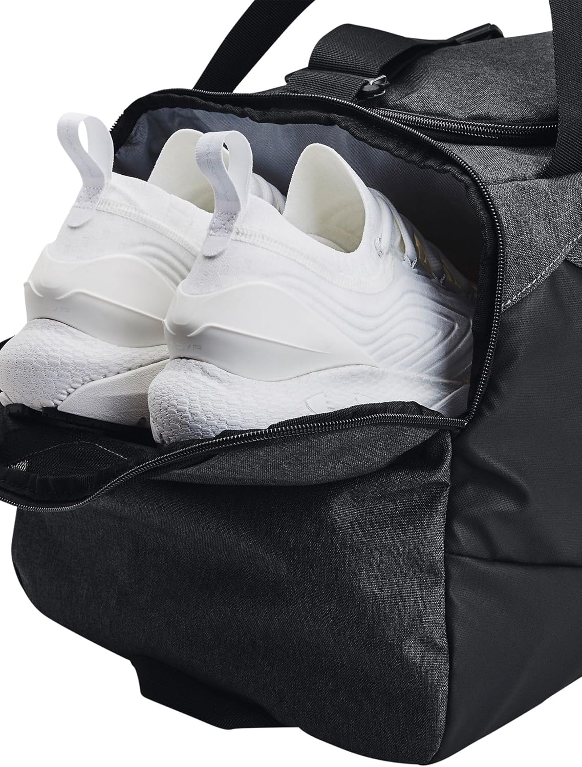 Under Armour Unisex-Adult Undeniable 5.0 Duffle, Black Medium Heather (002)/Metallic Gold, Medium - Image 3