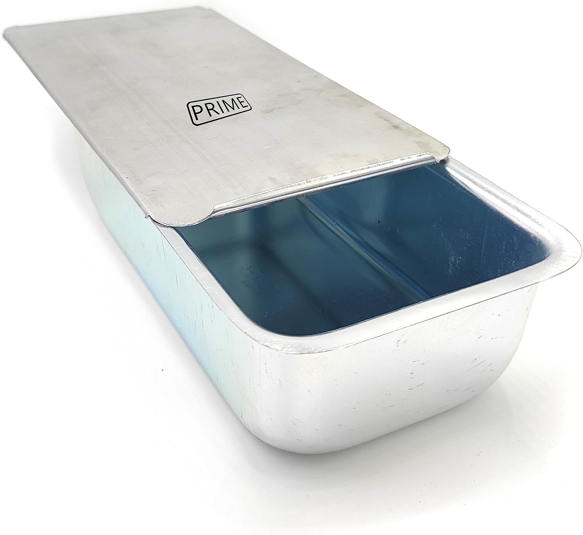 Prime Bakers and Moulders Multipurpose Rectangular Aluminum Mould, Baking pan with lid (750g with lid)