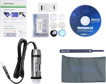 Dino-Lite USB Digital Microscope AM7115MZTL - 10x - 140x Optical Magnification, Measurement, Polarized Light