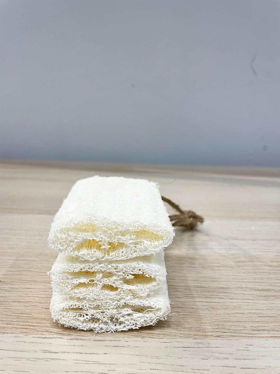 4" Natural Loofah Exfoliating Body and Face Sponge for Skin Care in Bath Spa Shower - Pack of 24 Eco-Friendly Biodegradable Luffa Scrubber