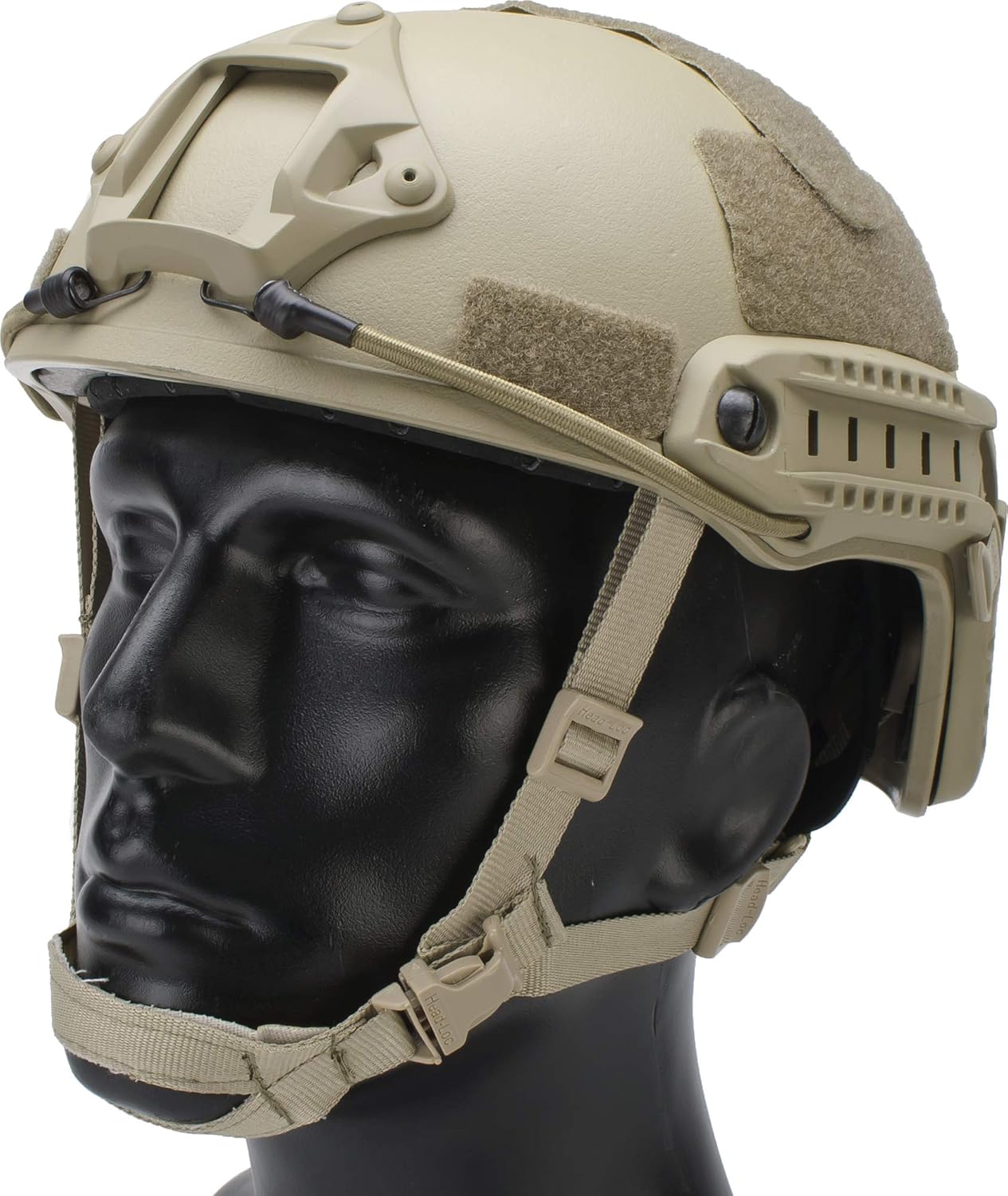 Evike Airsoft - 6mmProShop Advanced High Cut High-Strength Type Tactical Airsoft Bump Headpro (Color: Dark Earth/Large - Extra Large)