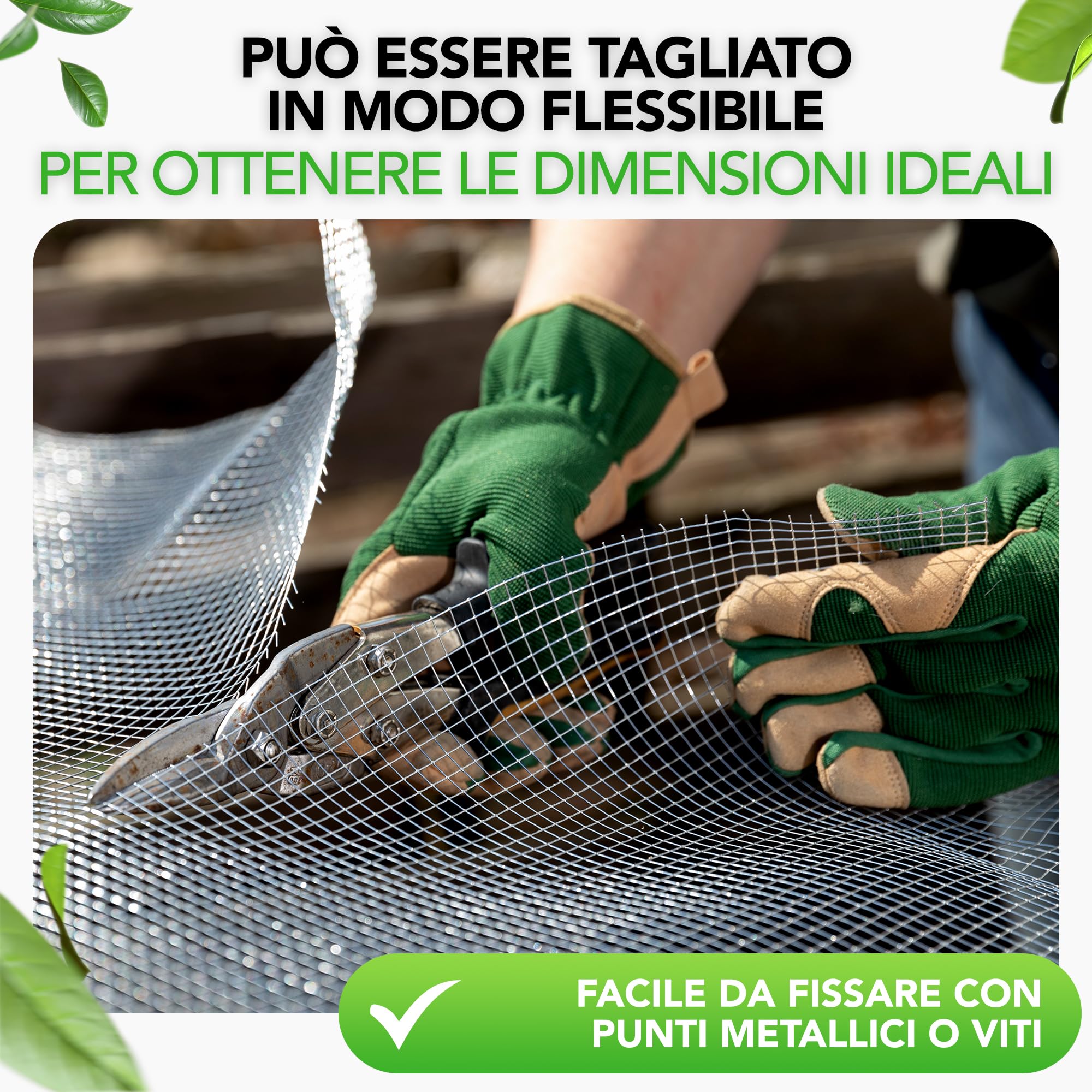 LAINFELD - Rete metallica a maglia fine, 2,1 x 1,1 m, rete anti-talpa per aiuole rialzate con maglie da 6,3 mm, filo per lepre e voliera