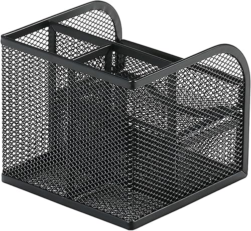 Miniatura 8 de Multifunctional Desk Pen Organisers Space Saving Desk Organisers With Sliding Drawer Metal Pen Remote Control Holder Metal