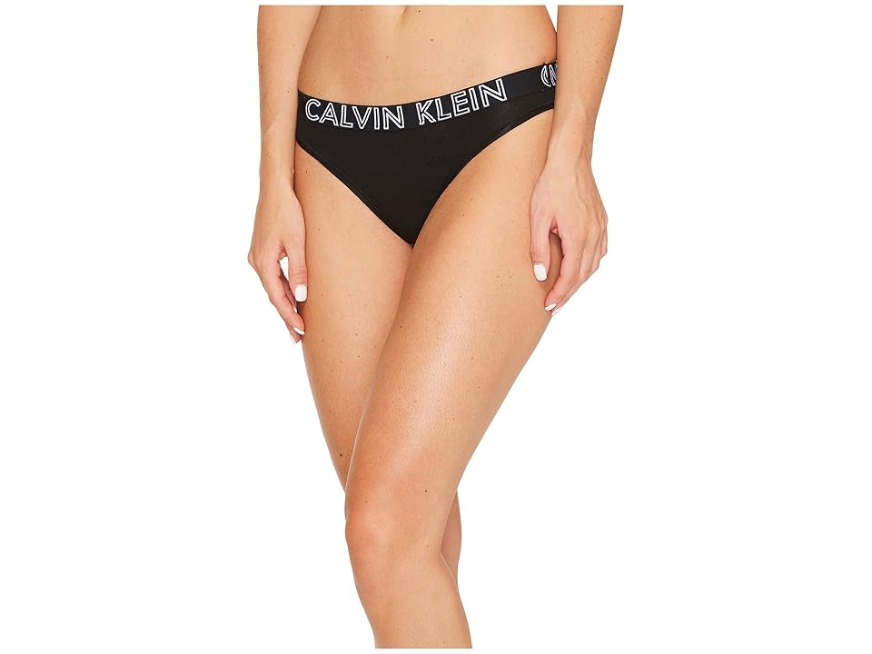 

Calvin Klein Underwear Ultimate Cotton Thong (Black) Women's Underwear