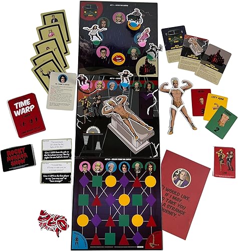 Miniatura 11 de University Games, Rocky Horror Show - Juego de fiesta, para amantes del espectáculo de imágenes de terror rocoso, a partir de 12 años