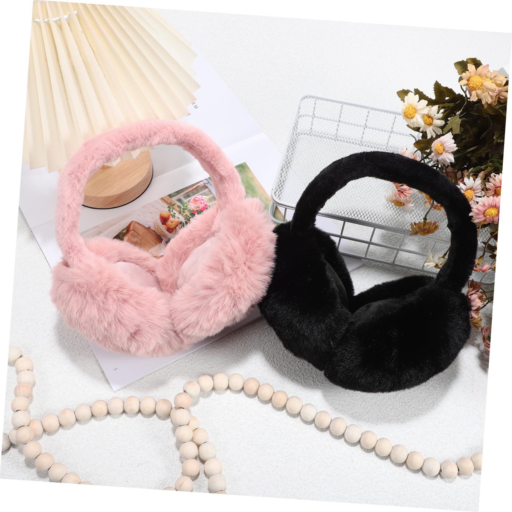 BESTYASH 8piezas Orejeras De Invierno Plegables Para Calentador De Orejas y Aislante Accesorio De Invierno y Divertido Para Esquí y Actividades