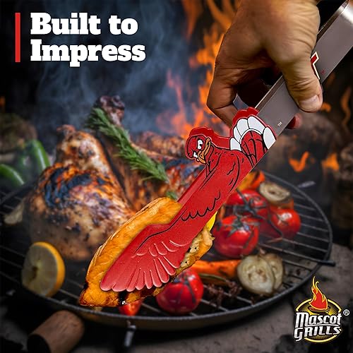 Miniatura 10 de Hokie - Pinzas resistentes a la corrosión para cocina y barbacoa, regalo ideal para tailgaters, campistas y cocina al aire libre