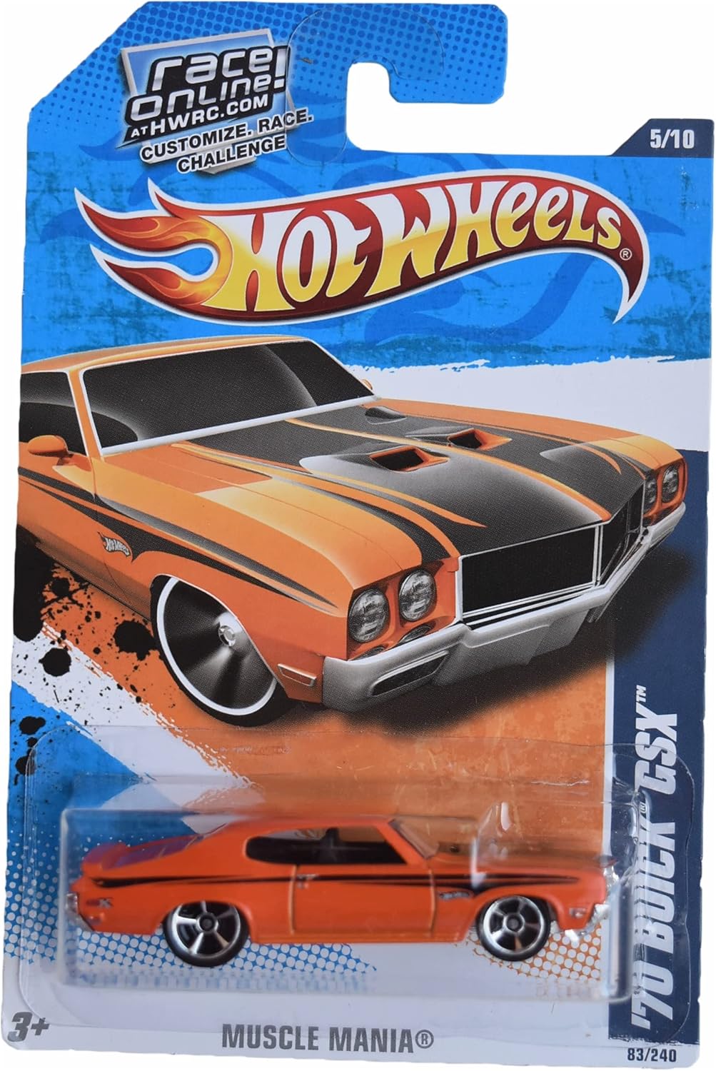 Hot Wheels '70 Buick GSX - Muscle Mania 5/10 - Orange 83/240