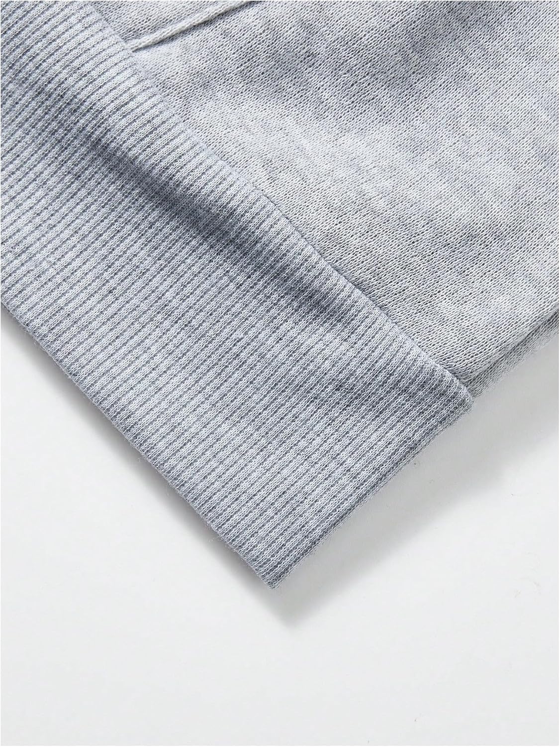 SHENHE Men's Drawstring Zip Up Hoodie Casual Drop Shoulder Hooded Sweatshirt with Pocket - Image 4