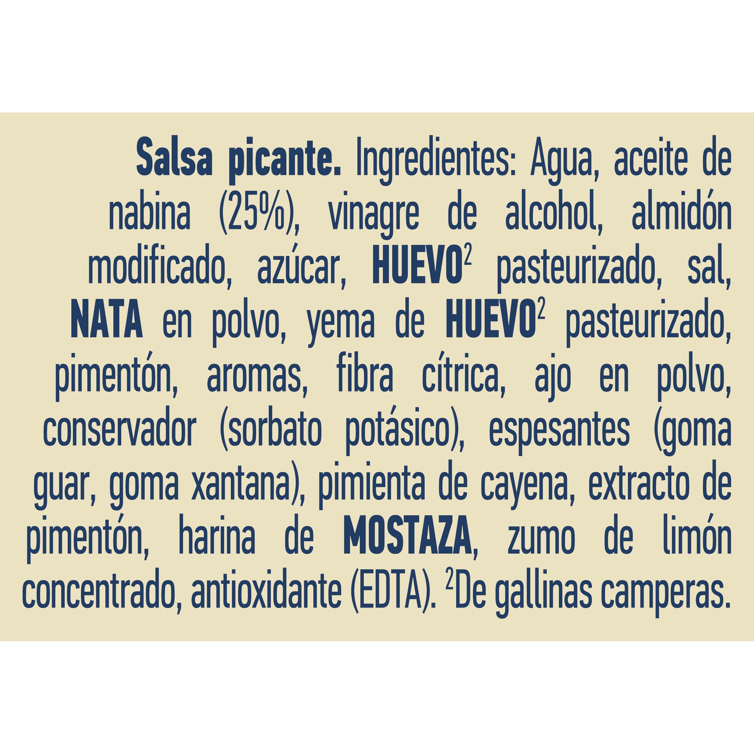 Hellmann's Mayo Chili Sin Gluten 250 ml