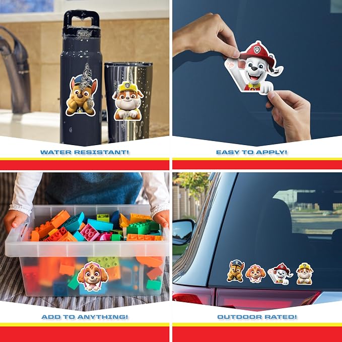 Wall Palz Nickelodeon Paw Patrol decals set de 4 miniatura 3