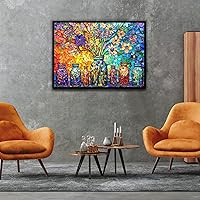 Vista 4 de Rompecabezas de Vidrio Manchado Flores de la Vida Rompecabezas para Adultos 1000 Piezas, Rompecabezas para Adultos, Juego Desafiante para Adultos