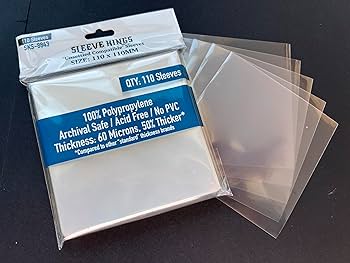 Amazon.co.jp: 「未解決の互換」スリーブ(110 x 110 mm)-110パック、60