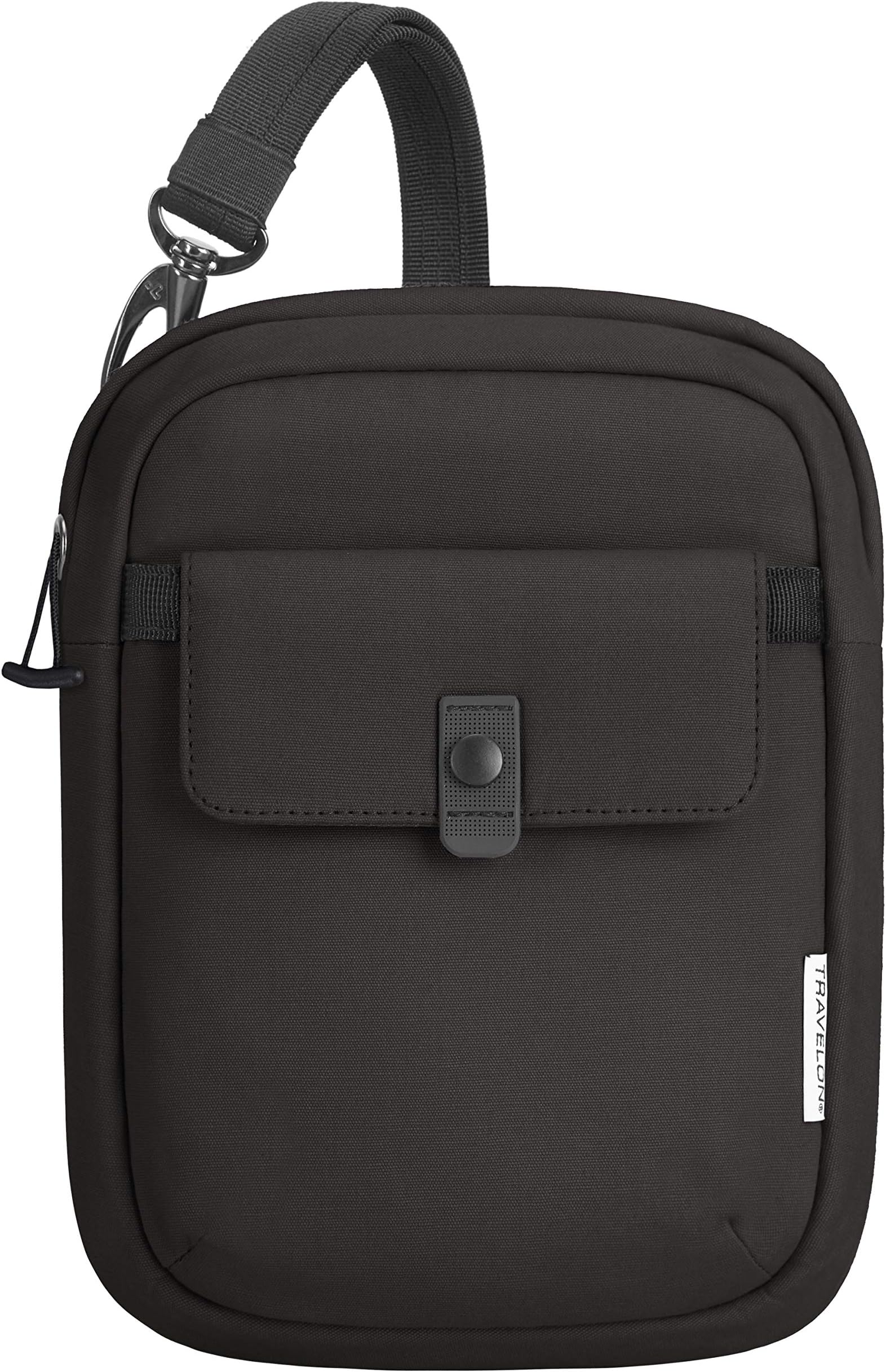 unisex-adult Travelon: Origin - Anti-theft - Slim Bag - Silvadur Treated Crossbody