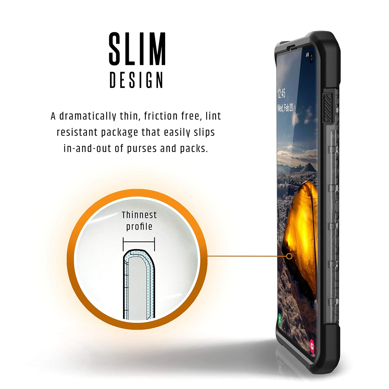 UAG Samsung Galaxy S10 [6.1-inch Screen] Plasma [Ice] Military Drop Tested Phone Case
